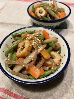 根菜と太ちくわの炒め煮-レシピのメイン写真