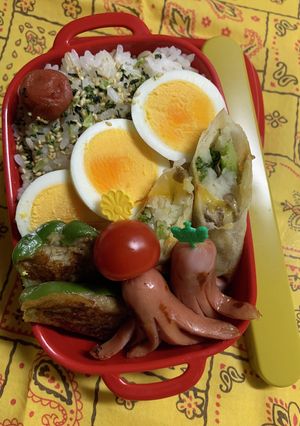 3/17 よっちゃん肉詰め春巻きお弁当-レシピのメイン写真