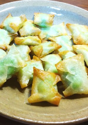 美味しいおつまみホクホク空豆の一口春巻き-レシピのメイン写真