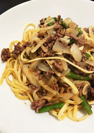 USA在住#ひき肉のペペロンチーノ-レシピのメイン写真
