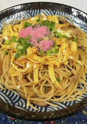 スパゲティ・桜でんぶ-レシピのメイン写真