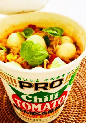 チリトマトヌードルプロ カプレーゼ風♪-レシピのメイン写真
