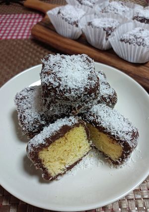 ★低糖質！美味いし＊ラミントン＊№２♪-レシピのメイン写真