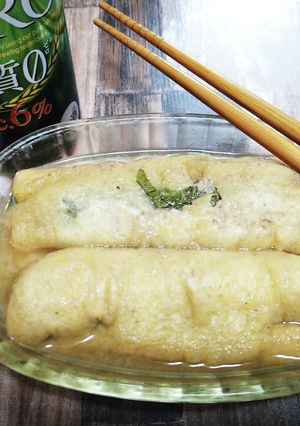 糖質制限的、レンチンで信田巻風つまみ-レシピのメイン写真