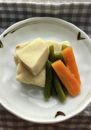 高野豆腐と野菜の炊き合わせ-レシピのメイン写真