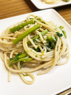 春到来!菜の花とシラスのオイルパスタ-レシピのメイン写真