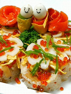 可愛い!チラシ寿司☆おひな祭りにどうぞ☆-レシピのメイン写真