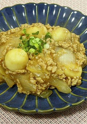 冷凍里芋活用！ねっとりピリ辛麻婆さといも-レシピのメイン写真