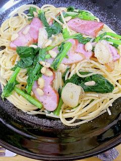 ベーコンとほうれん草の絶品ペペロンチーノ-レシピのメイン写真