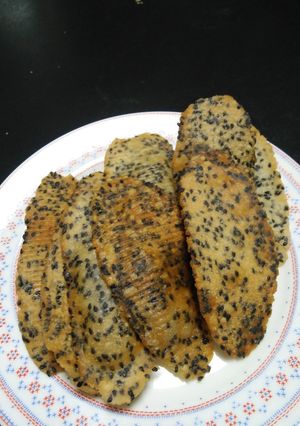 米粉のごませんべい-レシピのメイン写真