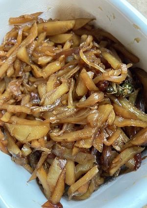 もやし・菊芋・つくしの野菜のくぎ煮風-レシピのメイン写真