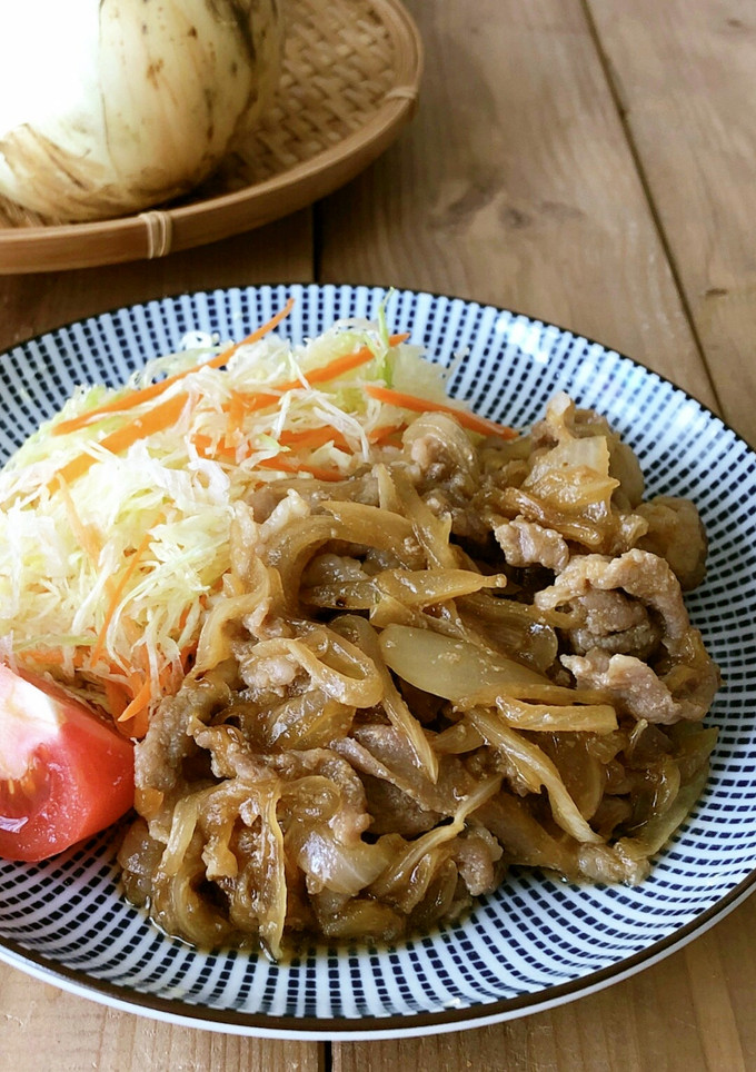 簡単♪新玉葱と豚肉の炒め物／生姜焼き風-レシピのメイン写真