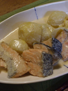 味噌がうまっ☆鮭の豆乳煮-レシピのメイン写真