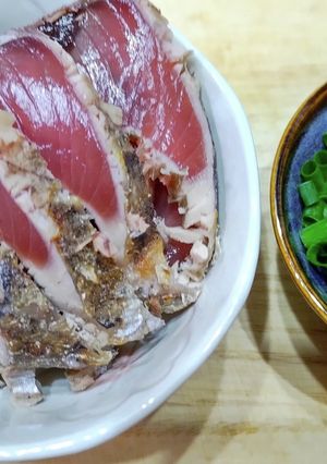 かつおのたたきをドレッシングで！-レシピのメイン写真