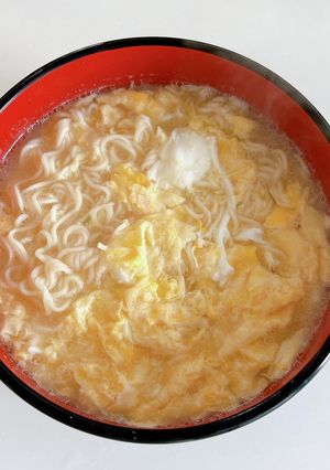 卵ふわふわインスタントラーメン-レシピのメイン写真