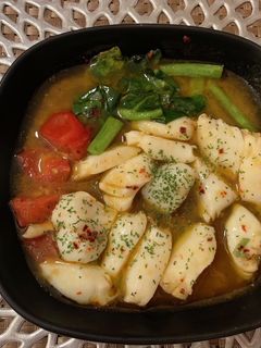 スーパーのイカでアクアパッツァ風-レシピのメイン写真