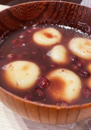 白玉団子のおしるこ-レシピのメイン写真