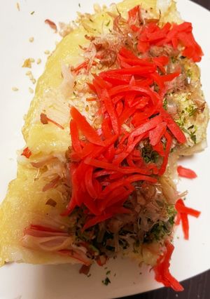 豆腐とはんぺんとカニカマのお焼き-レシピのメイン写真