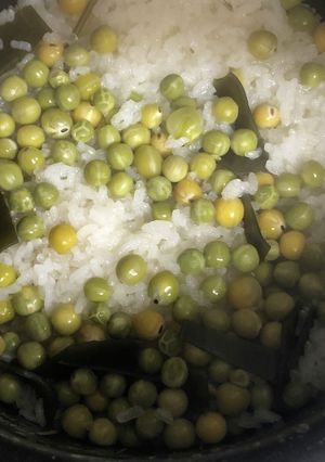 グリーンピースご飯！-レシピのメイン写真