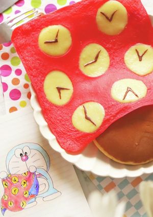 ドラえもん♡タイム風呂敷みたいなクレープ-レシピのメイン写真