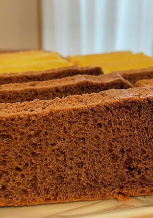 チョコアーモンドシフォンケーキ-レシピのメイン写真