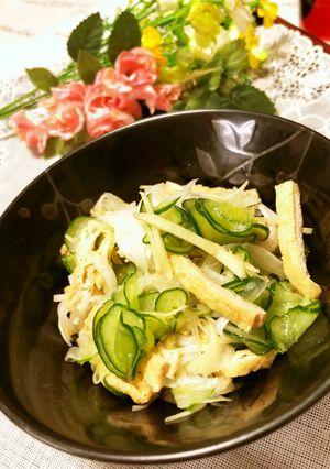 激ウマ!新玉葱と胡瓜の生姜たっぷり酢の物-レシピのメイン写真