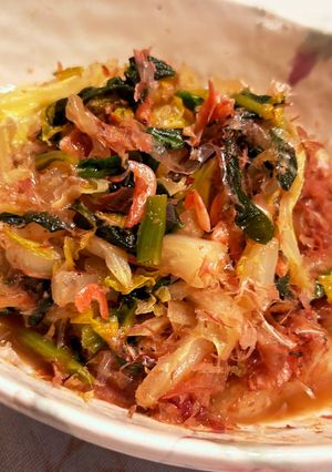 セロリ*白菜*干し海老の炒め煮♪-レシピのメイン写真