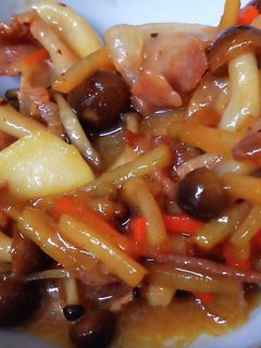 豚バラときのこの味噌炒め-レシピのメイン写真
