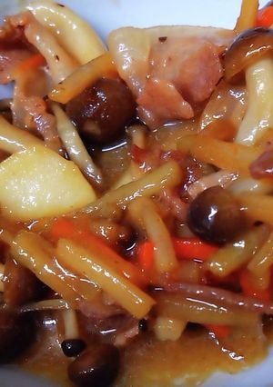 豚バラときのこの味噌炒め-レシピのメイン写真