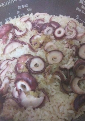 cookpadマートたこの吸盤Deたこ飯-レシピのメイン写真