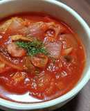 余ったトマト缶を使って濃厚ミネストローネ