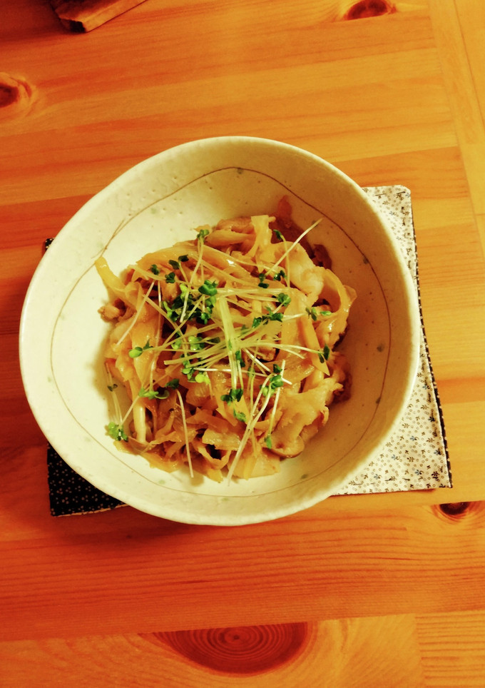 豚肉と玉ねぎの甘辛炒め-レシピのメイン写真