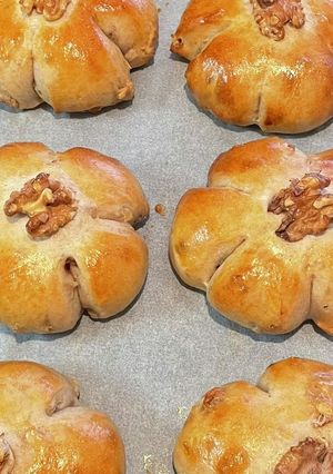 簡単!ふわふわ全粒粉入りくるみパン-レシピのメイン写真