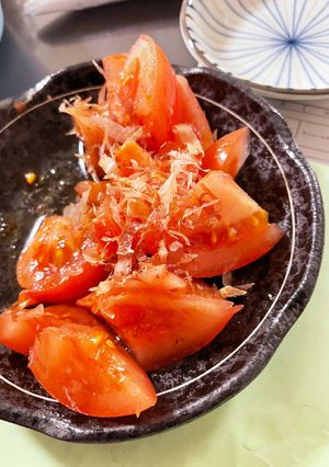 【ヘルシーおつみ】トマトおかか和え-レシピのメイン写真