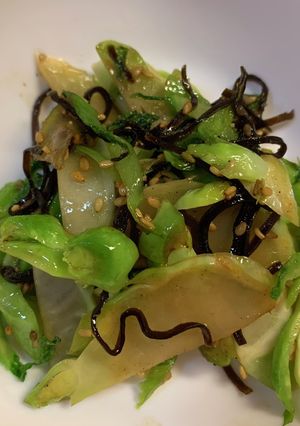 子持ち高菜と塩昆布炒め-レシピのメイン写真