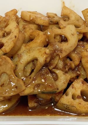 鰹ふりかけ入りきんぴら蓮根-レシピのメイン写真