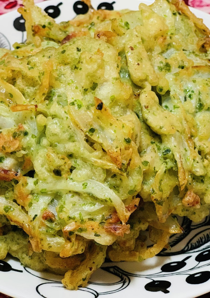 新玉葱と蓮根のかき揚げ-レシピのメイン写真