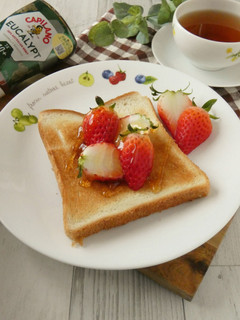 苺とはちみつのスイーツトースト-レシピのメイン写真