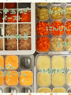 玉ねぎ、人参、キャベツで簡単離乳食-レシピのメイン写真