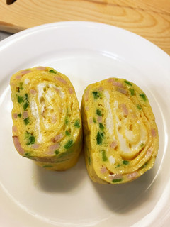 ハムとピーマンの卵焼き-レシピのメイン写真