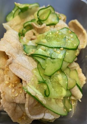 豚肉ときゅうりのさっぱりレシピ-レシピのメイン写真