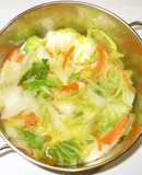 豆腐白菜スープ煮♪皮膚のかゆみに簡単薬膳