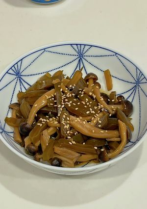 茎わかめと、しめじの佃煮-レシピのメイン写真