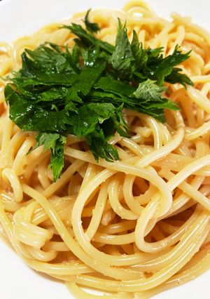 大葉たっぷりの明太子パスタ-レシピのメイン写真