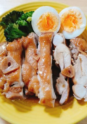 ”酢の素”で作る鶏もも肉のガリバタお酢煮-レシピのメイン写真