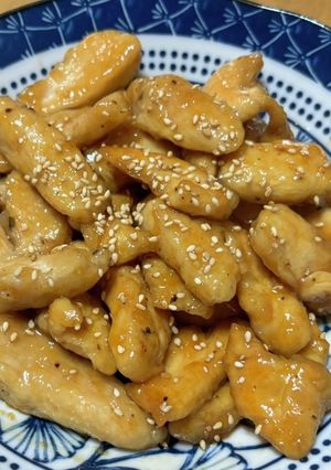 鶏むねで甘辛チキン-レシピのメイン写真