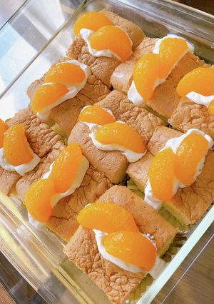 簡単！台湾カステラでおうちケーキ♪-レシピのメイン写真