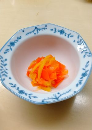 レンジで簡単★人参とマンゴーの洋風酢の物-レシピのメイン写真
