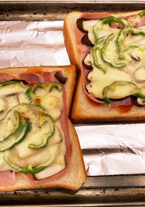 【簡単】ピザトースト-レシピのメイン写真