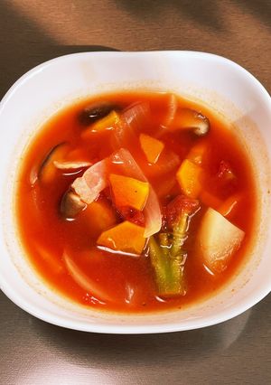 妊婦さんの味方！つわり対策野菜スープ-レシピのメイン写真